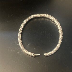 Silver Twisted Bracelet